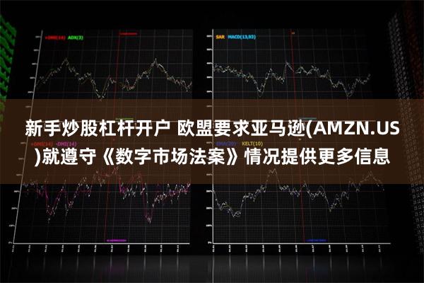 新手炒股杠杆开户 欧盟要求亚马逊(AMZN.US)就遵守《数字市场法案》情况提供更多信息