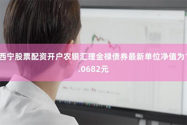 西宁股票配资开户农银汇理金禄债券最新单位净值为1.0682元
